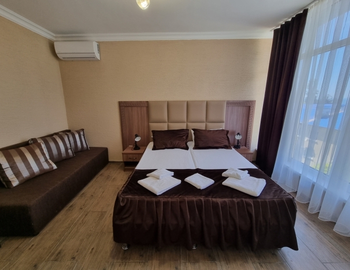 Эконом 3 местный 1-комнатный эконом (1 этаж) 1 корпус - Отель «Магнолия» Гагра